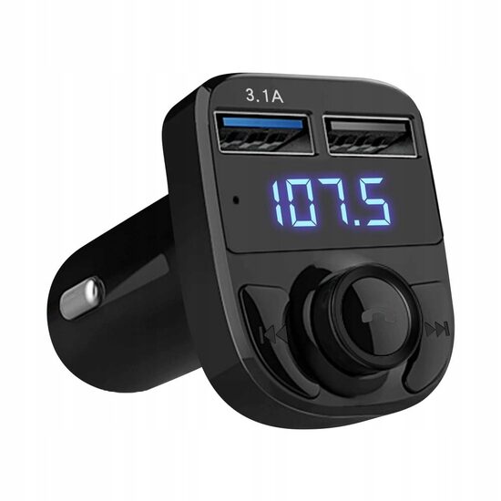 FM RAIDĪTĀJS SD MP3 BLUETOOTH LĀDĒTĀJS 2xUSB
