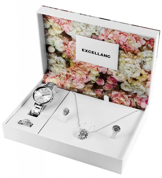 Excellanc ladies watch gift set with necklace