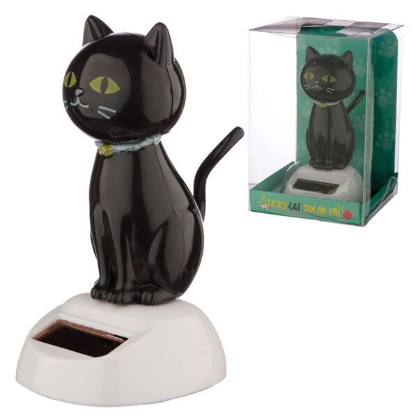 Black Cat Solar Doll 