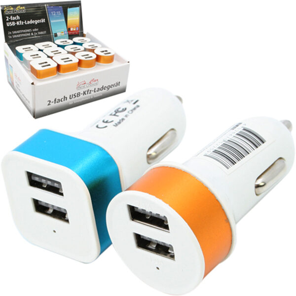 Auto mini USB lādētājs 